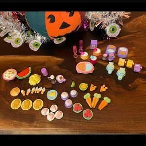 LPS food and pet food accessory lot